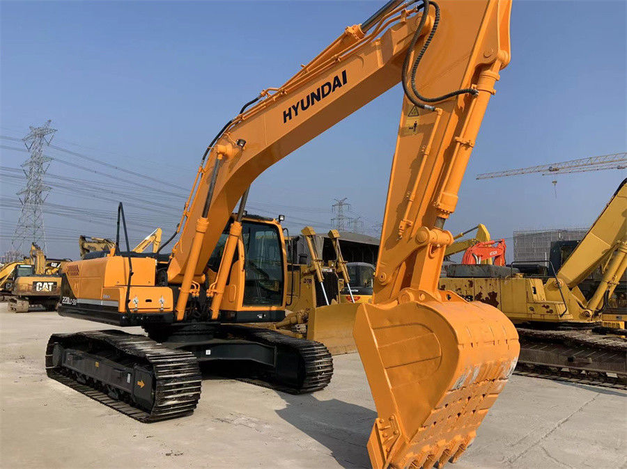 используемый 220lc-9s экскаватор Hyundai сделанный в Корее 22 тонны экскаваторов Crawler