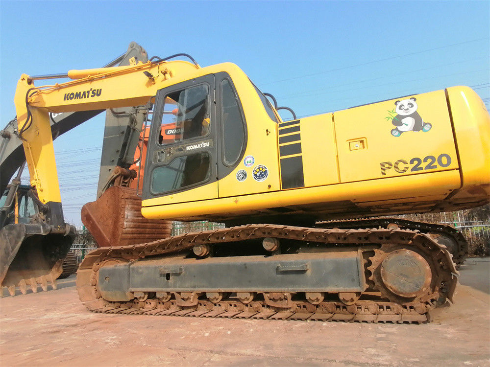 KOMATSU Pc220 использовало экскаватор KOMATSU 22 тонны экскаватора Crawler начала Японии небольшого