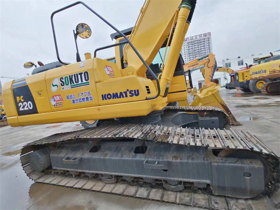 KOMATSU Pc220 использовало экскаватор KOMATSU 22 тонны экскаватора Crawler начала Японии небольшого