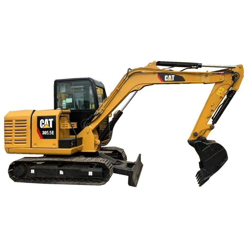 305.5E2 Используемый экскаватор Caterpillar 5,5-тонный мини-гидравлический гусеничный экскаватор