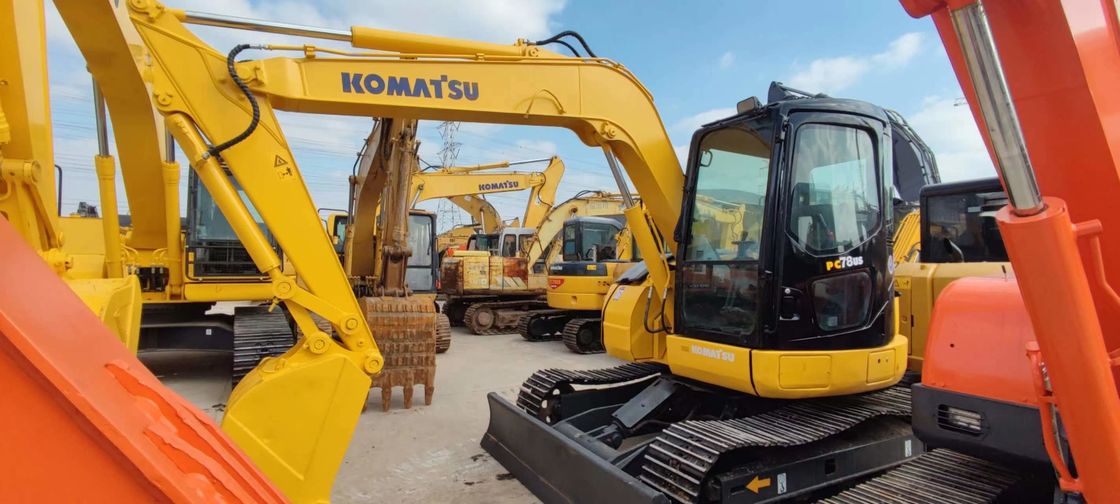 KOMATSU PC78US 6 использовало мини экскаватор экскаватор Crawler 7 тонн подержанный
