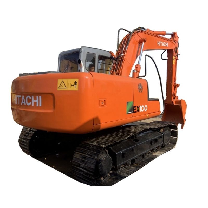 Используемый экскаватор экскаватора EX100 5 Midi Хитачи подержанный гидравлический 10 тонн