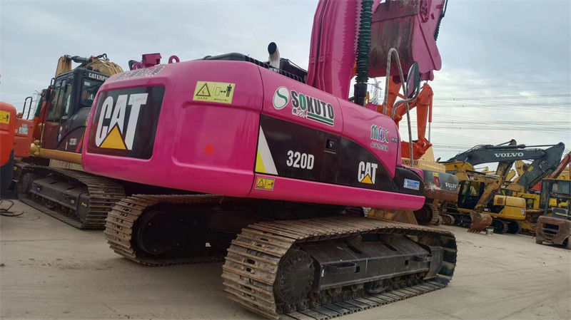Гусеница используемая Crawler CAT 320D экскаваторов земли двигая машинного оборудования розовая 320 320C 320D