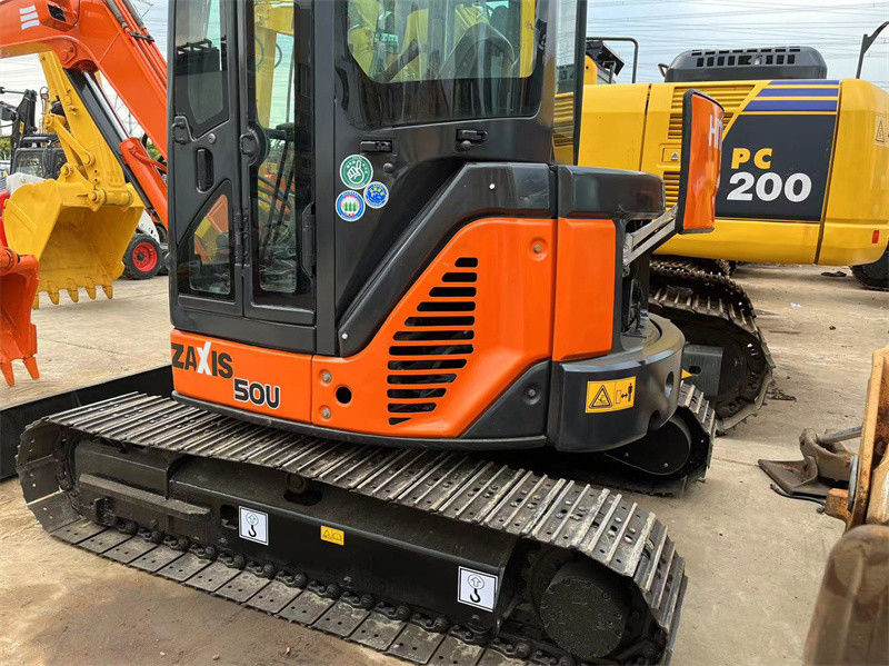 Использованный Hitachi ZX50U мини экскаватор Использованный 5 тонны Hitachi ZX50 мини экскаватор