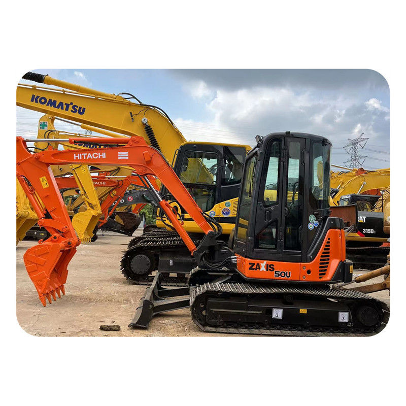 Использованный Hitachi ZX50U мини экскаватор Использованный 5 тонны Hitachi ZX50 мини экскаватор