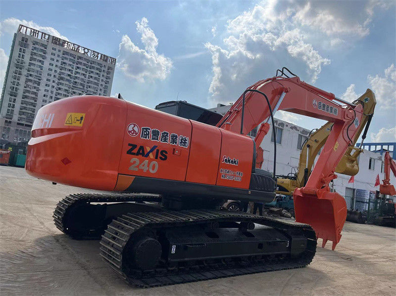 Использованный экскаватор Hitachi ZX240 Оригинальный Использованный японский экскаватор 24 тонны Средний экскаватор