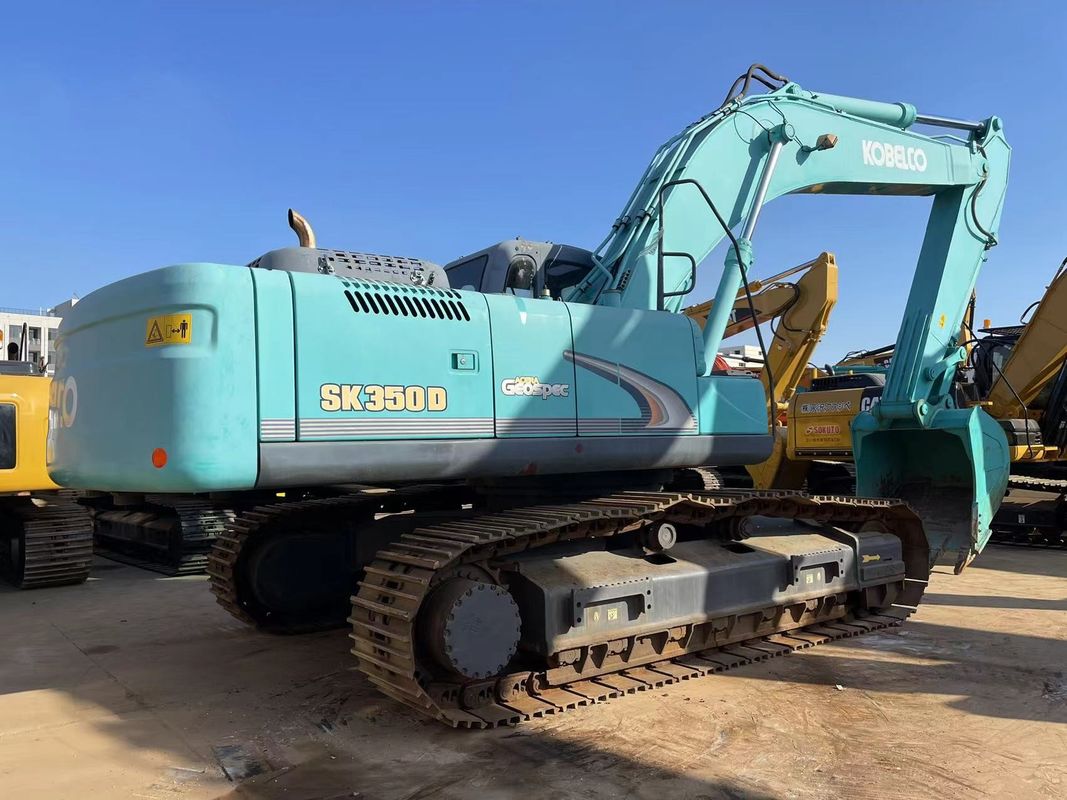 Использованные 35 тонн большие экскаваторы Кобелько SK350LC-8 Чистые использованные экскаваторы на складе