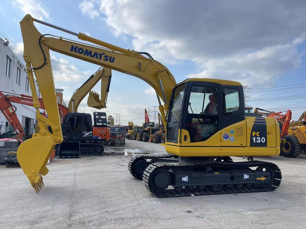 Pc130-7 Гидравлический полётчик Использованный экскаватор Komatsu 13 тонн Komatsu 130 Малый экскаватор