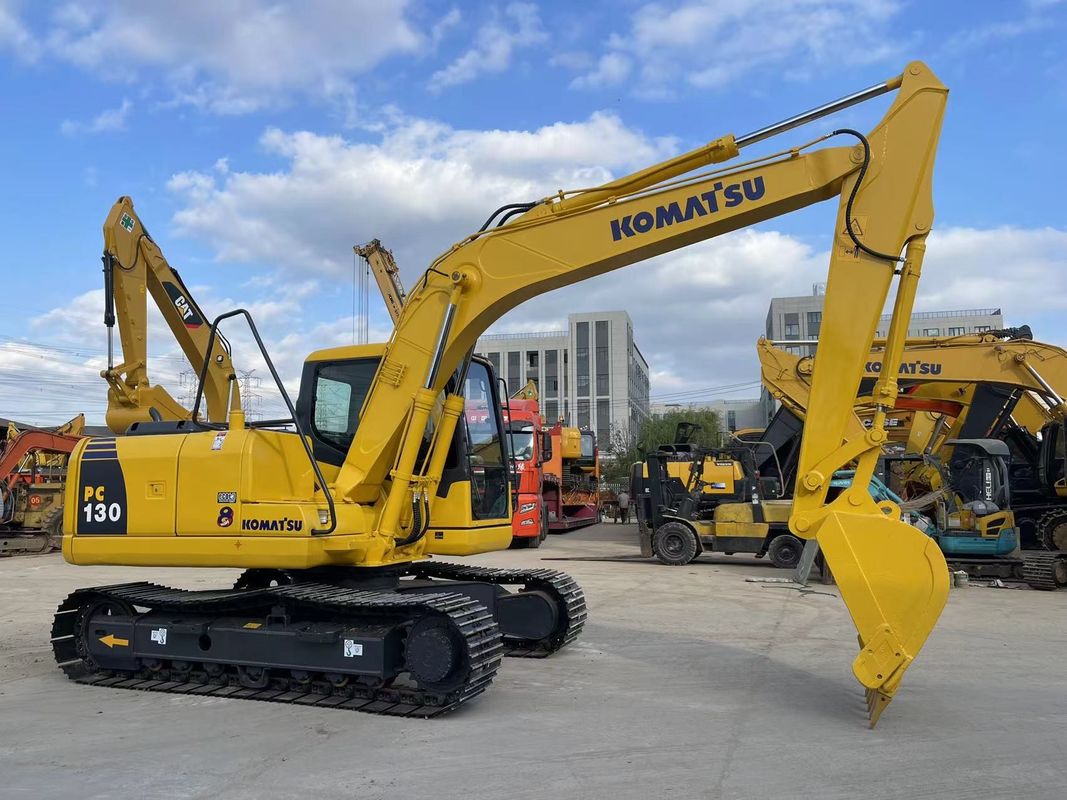Pc130-7 Гидравлический полётчик Использованный экскаватор Komatsu 13 тонн Komatsu 130 Малый экскаватор