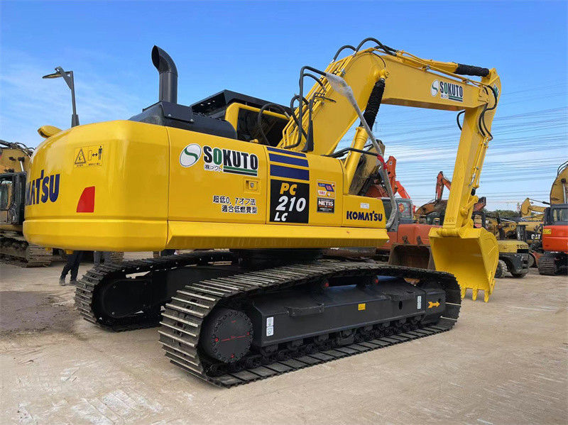 21 тонны Использованная Япония Раскопательная экскаватор Komatsu PC210LC-8 экскаватор Горный кавальщик
