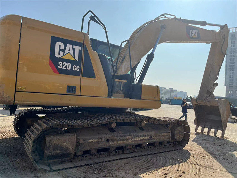 Оригинальная краска Использованный экскаватор CAT 320GC Год 2019 Использованный экскаватор Caterpillar 320GC