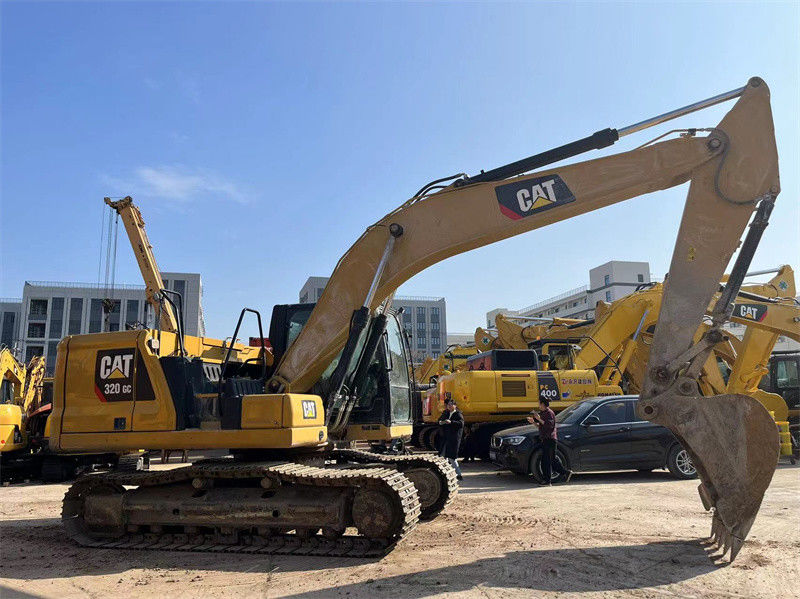 Оригинальная краска Использованный экскаватор CAT 320GC Год 2019 Использованный экскаватор Caterpillar 320GC