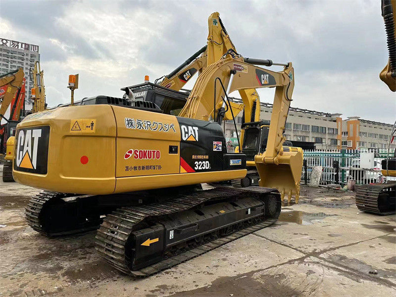 Оригинальный использованный CAT Crawler Excavator 323DL использованный Caterpillar 320D 323D Excavator