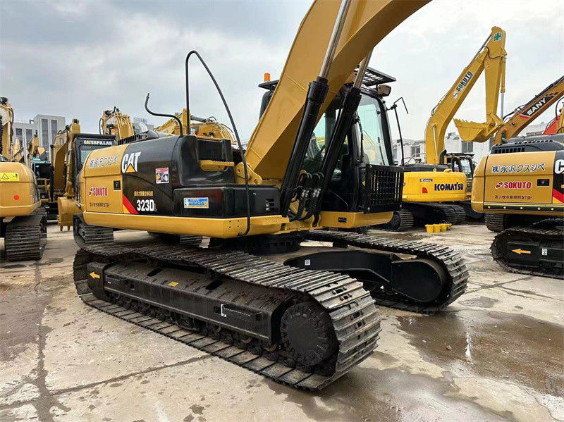 Оригинальный использованный CAT Crawler Excavator 323DL использованный Caterpillar 320D 323D Excavator