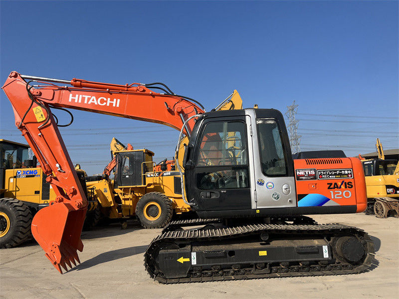 12 тонн Использованный экскаватор Hitachi ZX120 Япония Происхождение Использованный экскаватор Hitachi Zx120