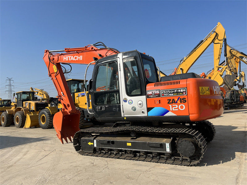 12 тонн Использованный экскаватор Hitachi ZX120 Япония Происхождение Использованный экскаватор Hitachi Zx120