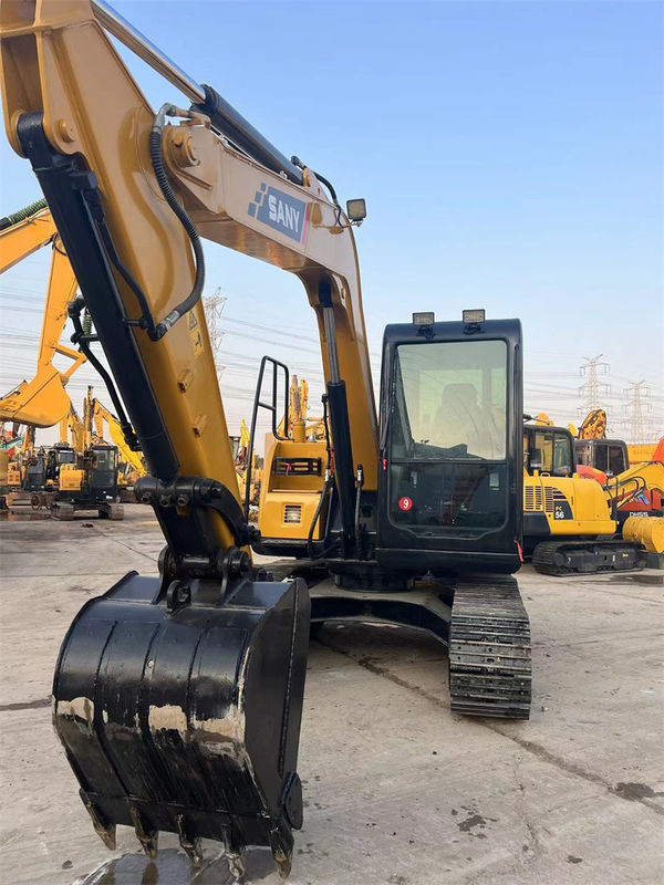 Sany SY75C Pro Использованный экскаватор вторая рука 7.5 тонны Sany Mini Digger