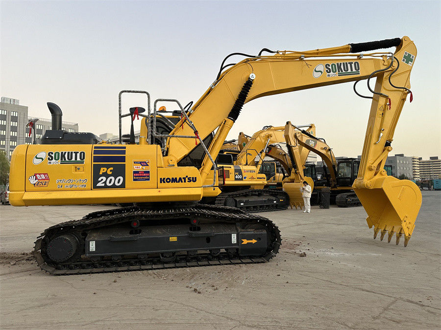 90% Новый использованный полётный аппарат Тип Komatsu PC200 Япония Производство Отличная производительность Небольшое использование