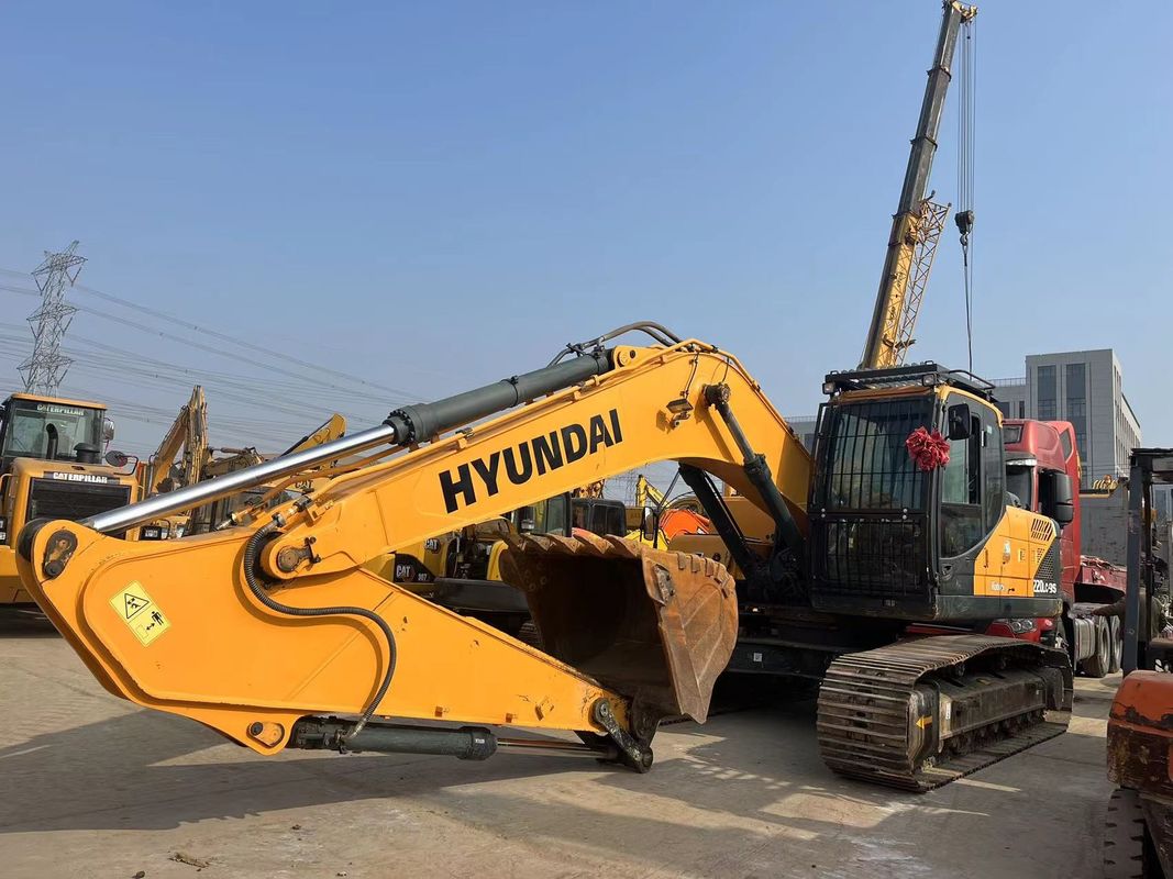 Использованный оригинальный экскаватор Hyundai 220LC-9S тяжелое оборудование 22 тонны средний использованный экскаватор