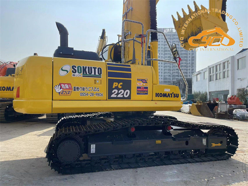 Отличное состояние использованная Япония экскаватор Komatsu PC220-8 Crawler экскаватор PC200 PC220
