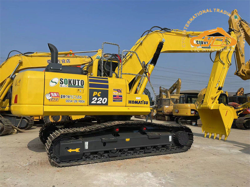 Отличное состояние использованная Япония экскаватор Komatsu PC220-8 Crawler экскаватор PC200 PC220