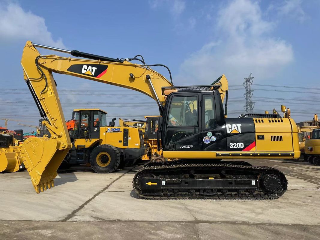 Использованный экскаватор Caterpillar 320D с впрыском 3066 двигатель 20 тонн Средний экскаватор CAT 320