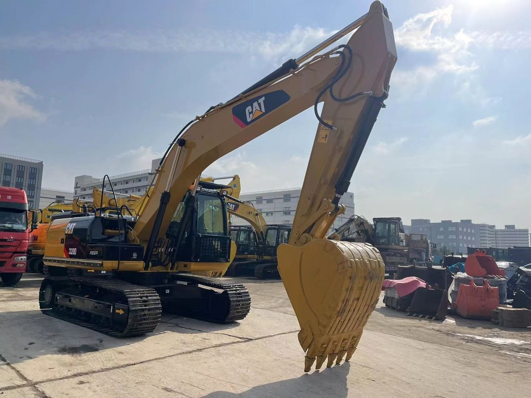 Использованный экскаватор Caterpillar 320D с впрыском 3066 двигатель 20 тонн Средний экскаватор CAT 320