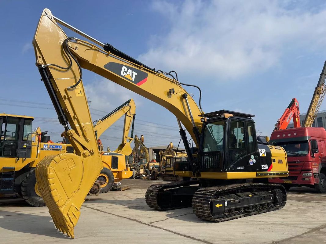 Использованный экскаватор Caterpillar 320D с впрыском 3066 двигатель 20 тонн Средний экскаватор CAT 320