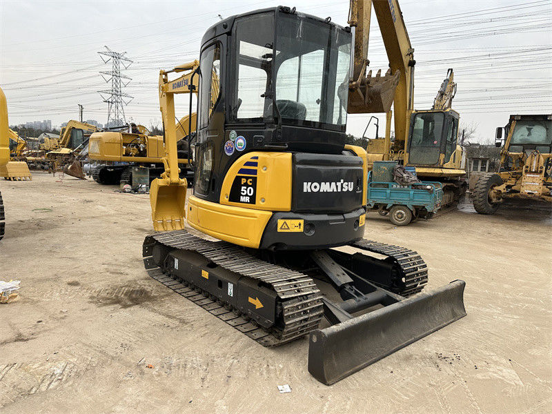 Использованный Komatsu PC50MR-2 мини экскаватор 5 тонн Использованный Япония экскаватор Komatsu PC50