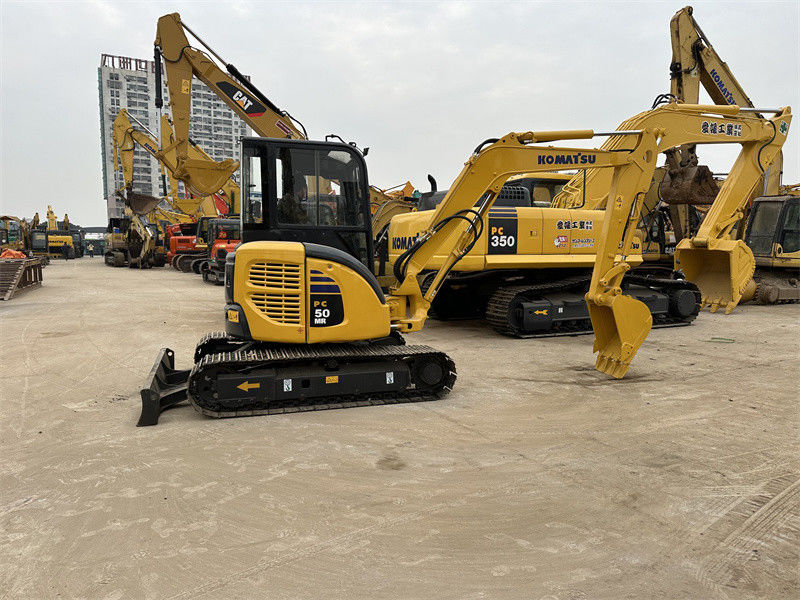Использованный Komatsu PC50MR-2 мини экскаватор 5 тонн Использованный Япония экскаватор Komatsu PC50