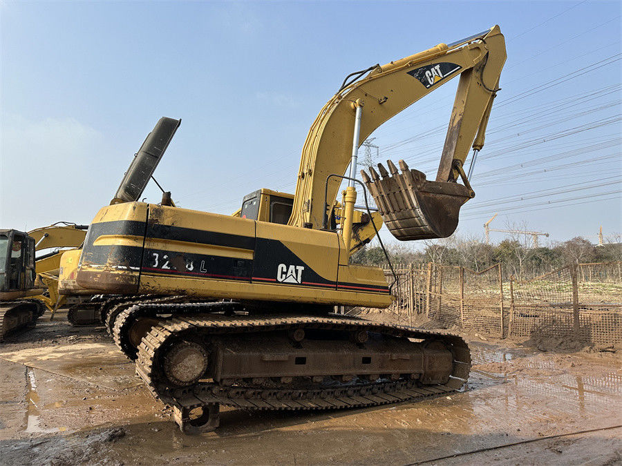 Использованный экскаватор Caterpillar CAT 325BL Hydraulic Crawler Excavator Мощный двигатель прямого впрыска