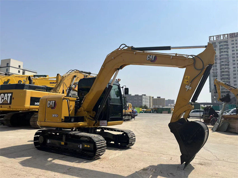 7 тонн Подержанный мини-экскаватор CAT 307E2 Caterpillar 305 306 307 Экскаваторы с ползучей ручкой