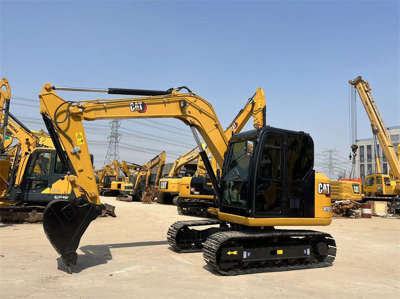 7 тонн Подержанный мини-экскаватор CAT 307E2 Caterpillar 305 306 307 Экскаваторы с ползучей ручкой