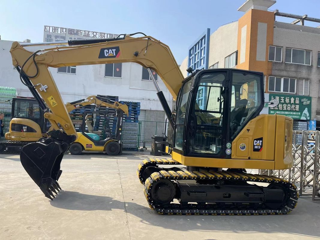 Использованный экскаватор Caterpillar 307.5 0,33 М3 Вместимость ведра для строительных проектов