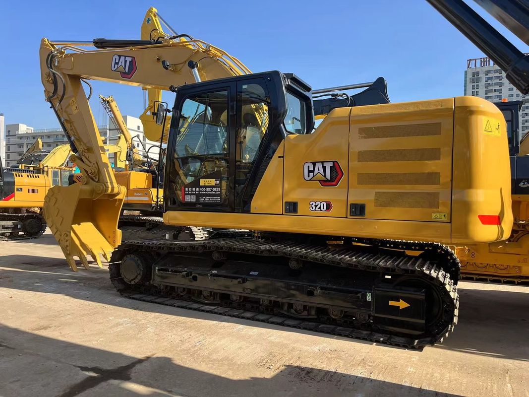 Шестьцилиндровый оригинальный экскаватор Cat 320 с двигателем Cat C7.1