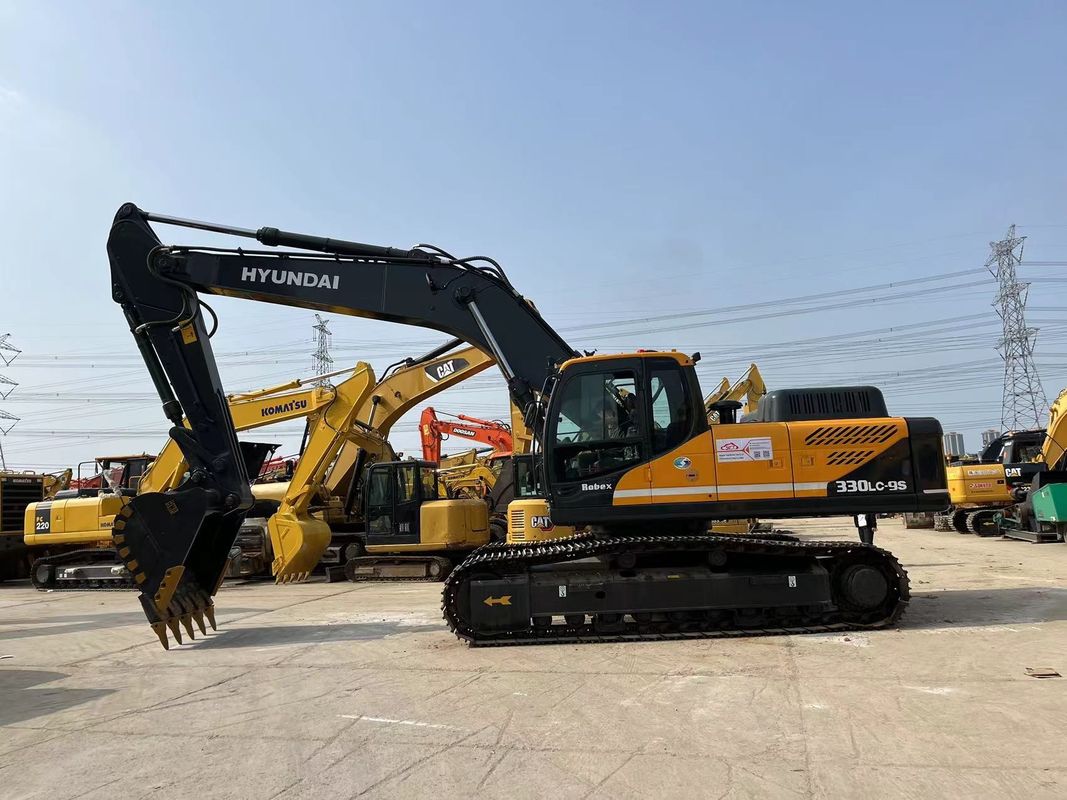 Hyundai 330lc-9s экскаватор использованный 33 тонны крупный экскаватор