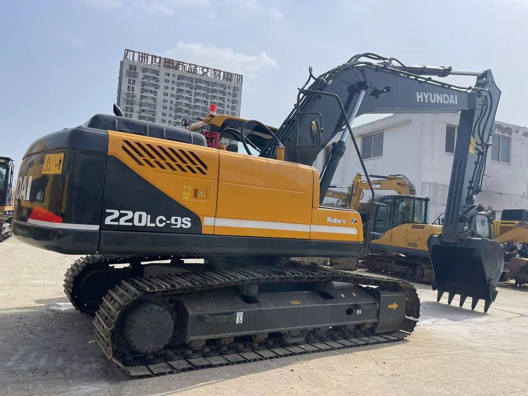 Экскаватор Hyundai 220LC-9S Использованный экскаватор большой мощности 22 тонны