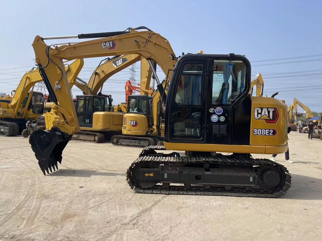 Использованный мини экскаватор для маленьких кошек Cat 308E2 Excavator 8 Ton Mini Excavator