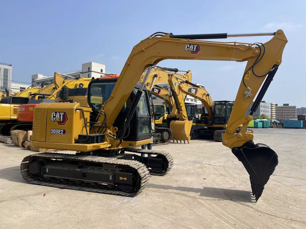 Использованный мини экскаватор для маленьких кошек Cat 308E2 Excavator 8 Ton Mini Excavator