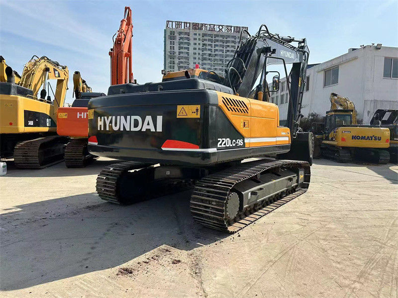 Использованный Hyundai R220LC-9S экскаватор 22 тонны Корея Использованный Hyundai 220 горнодобывающий Digger