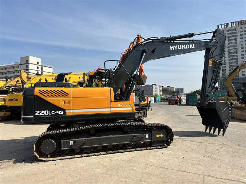 Использованный Hyundai R220LC-9S экскаватор 22 тонны Корея Использованный Hyundai 220 горнодобывающий Digger
