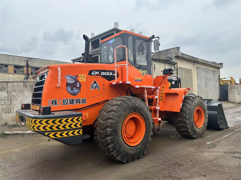 Оригинальный использованный грузчик на колесах Doosan DL503-9C