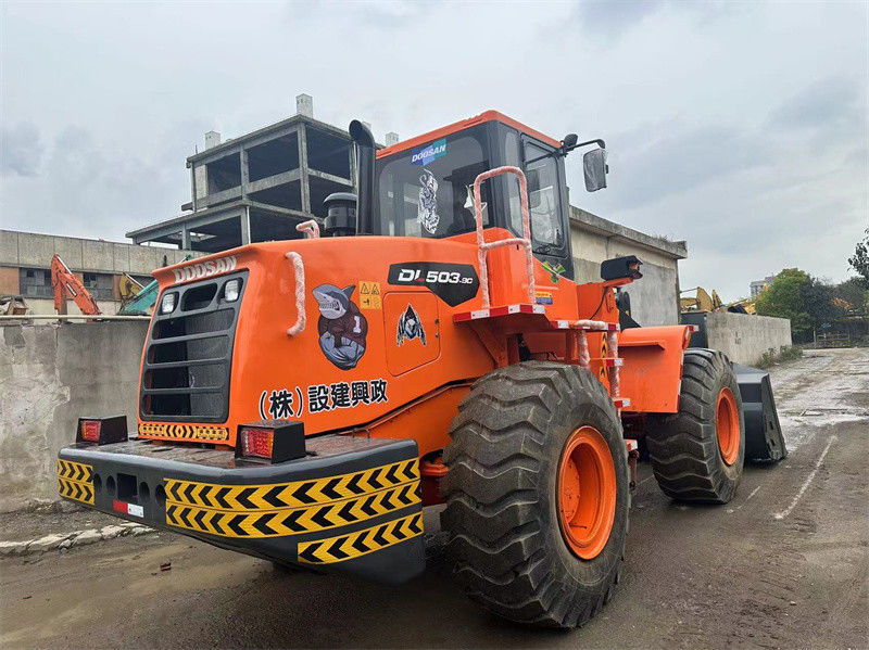Оригинальный использованный грузчик на колесах Doosan DL503-9C