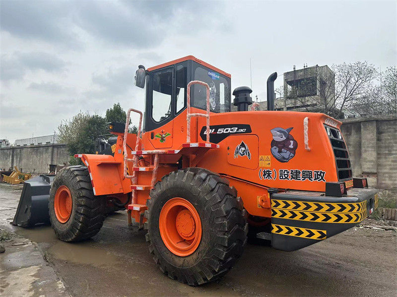 Оригинальный использованный грузчик на колесах Doosan DL503-9C