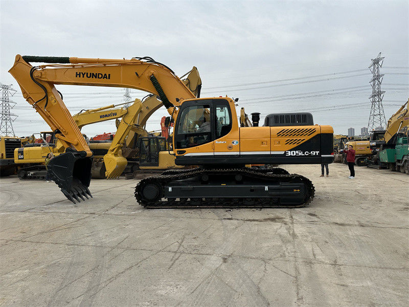 30 тонн Использованный экскаватор Hyundai R305LC-9S Корея Использованный экскаватор Hyundai 305 Mining Digger
