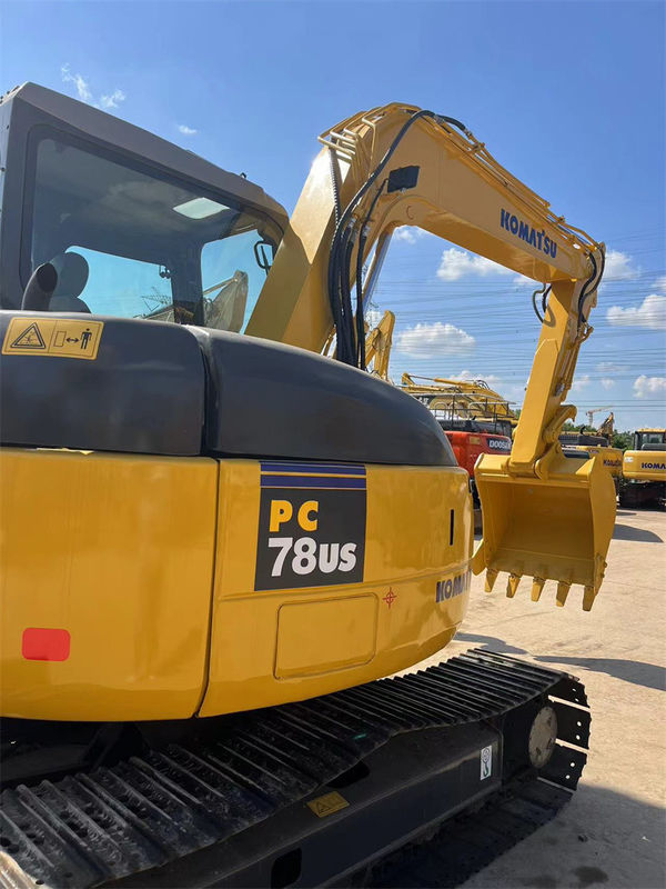 Оригинальный Япония Использованный Komatsu PC78us Crawler Excavator PC78US-6 Mini Excavator