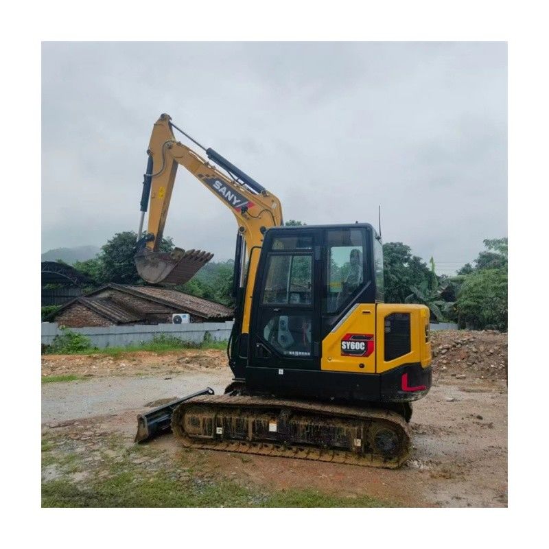 Китай Sany SY60C Pro Использованный экскаватор Вторая рука 6 тонн Sany sy60 Mini Digger