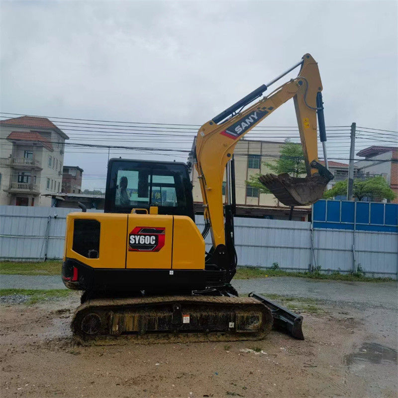 Китай Sany SY60C Pro Использованный экскаватор Вторая рука 6 тонн Sany sy60 Mini Digger