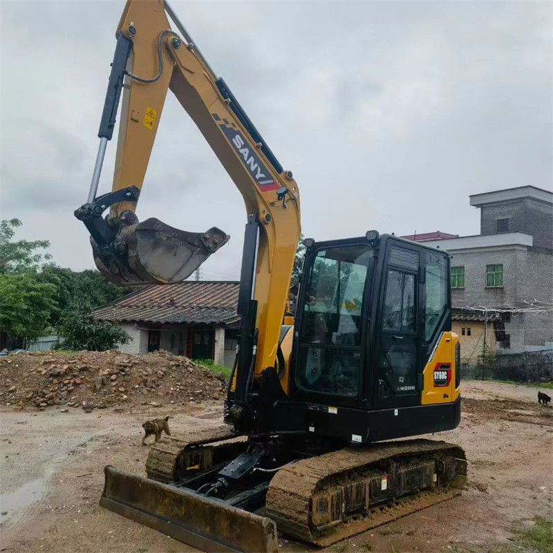 Китай Sany SY60C Pro Использованный экскаватор Вторая рука 6 тонн Sany sy60 Mini Digger