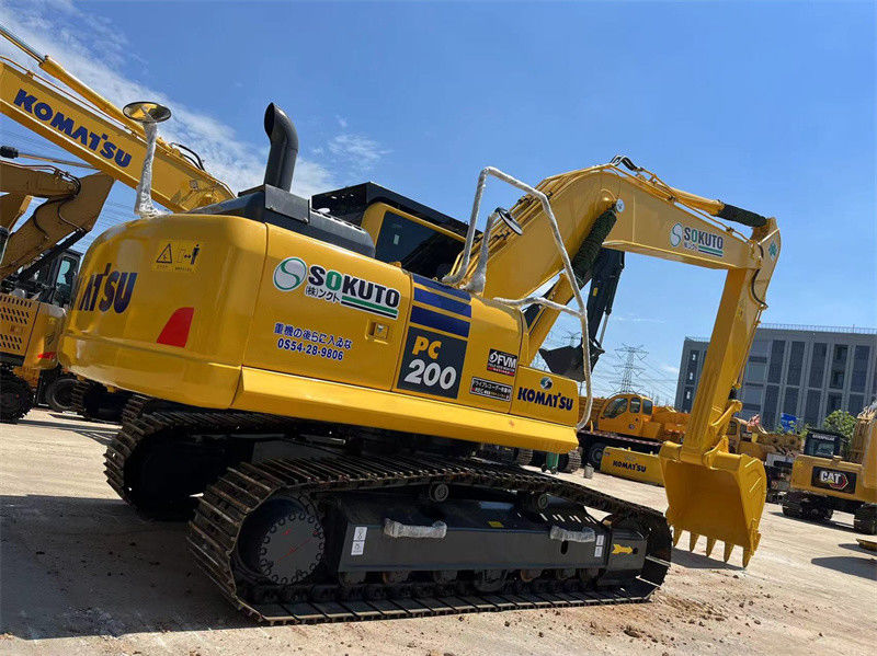 Дешевый 20-тонный подержанный японский экскаватор Komatsu PC200-8 Crawler Excavator PC200 PC220
